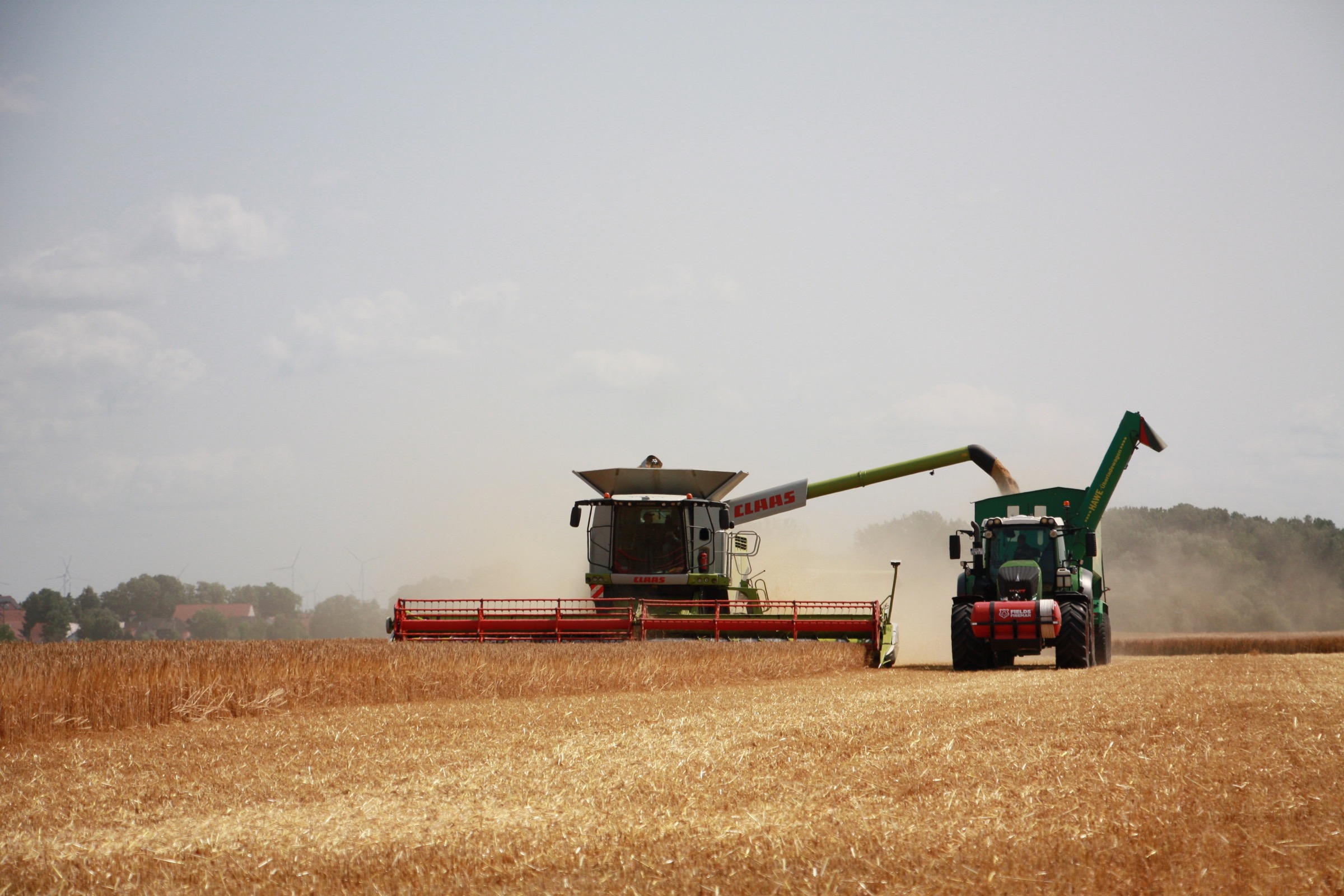 Commodity harvesting and movement operation