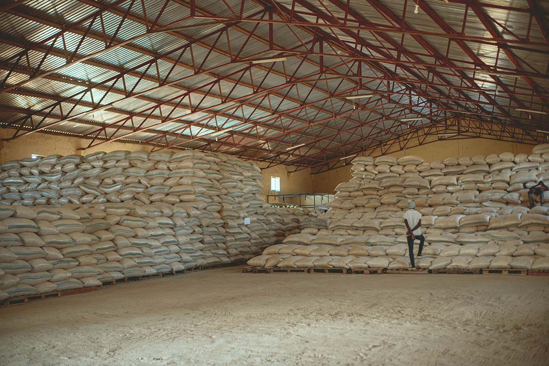 Commodity harvest and aggregation operation